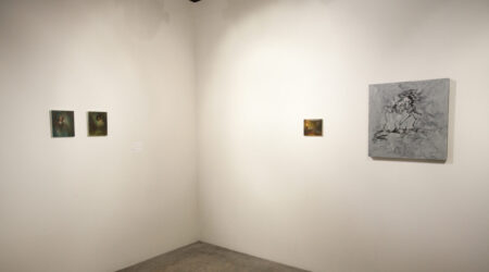 <i>Christopher Orr, J. Parker Valentine, and Rezi van Lankveld</i>, installation view, Contemporary Art Museum St. Louis, June 3 – June 28, 2008.