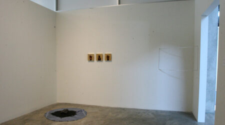 <em>Between Beach Ball and Rubber Raft</em>, installation view, Contemporary Art Museum St. Louis, March 25–29, 2009. Photo: William Gass.