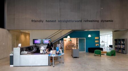 <em>Carey Young: Speech Acts</em>, installation view, Contemporary Art Museum St. Louis, May 8–August 2, 2009. Photo: David Ulmer.