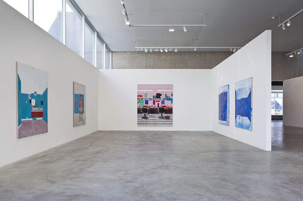 <em>Hurvin Anderson: Backdrop</em>, installation view, Contemporary Art Museum St. Louis, September 11–December 27, 2015. Photo: David Johnson.