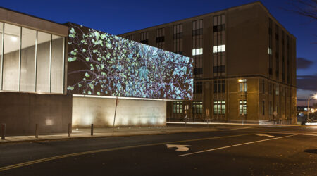 <em>Jennifer Steinkamp: Orbit</em>, installation view, Contemporary Art Museum St. Louis, October 11-December 29, 2013. 