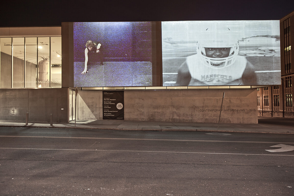 <em>Kevin Jerome Everson</em>, installation view, Contemporary Art Museum St. Louis, October 3–December 3, 2014. Photo: Jarred Gastreich﻿.﻿﻿﻿﻿﻿﻿