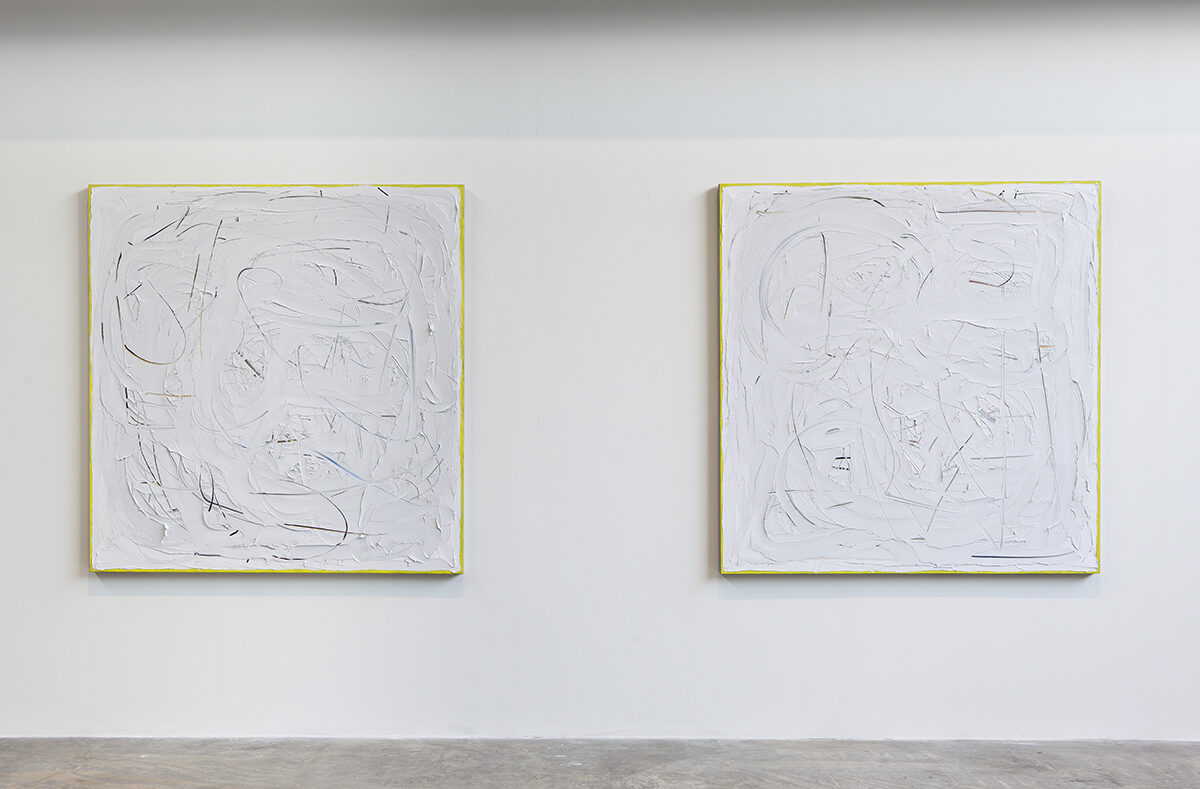 <em>Liat Yossifor: Pre-Verbal Painting</em>, installation view, Contemporary Art Museum St. Louis, July 3- August 16, 2015﻿﻿. Photo: David Johnson.﻿﻿﻿﻿﻿﻿﻿﻿