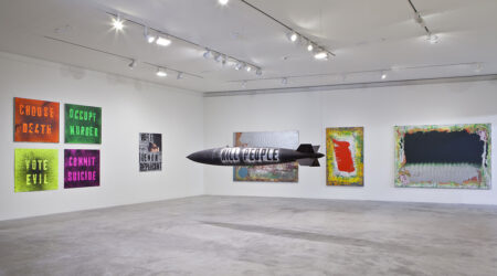 <em>Mark Flood: Another Painting</em>, installation view, Contemporary Art Museum St. Louis, September 5, 2014–January 3, 2015. Photo: David Johnson.