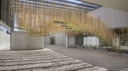 <em>Nomad Studio: Green Air</em>, installation view, Contemporary Art Museum St. Louis, May 6–August 21, 2016. Photo: Alise O’Brien Photography.