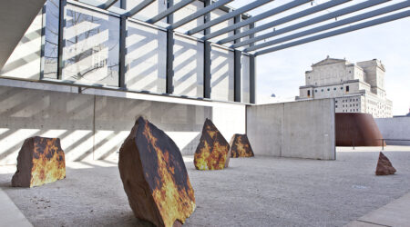 <em>Peter Sutherland: Forests and Fires</em>, installation view, Contemporary Art Museum St. Louis, January 15–April 3, 2016. Photo: David Johnson.