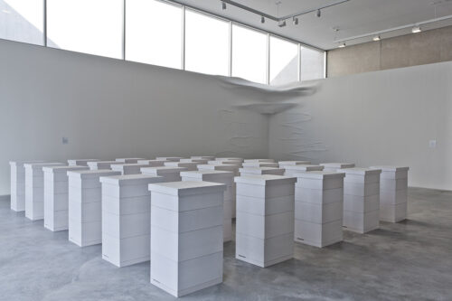 <em>Place is the Space</em>, installation view, Contemporary Art Museum St. Louis, September 6-December 29, 2013. Photo: David Johnson.﻿﻿﻿