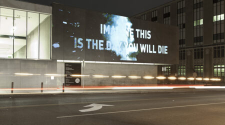 The Propeller Group, <em>Fusion (After a Universe of Collisions)</em>, installation view, Contemporary Art Museum St. Louis, January 15–April 3, 2016. Photo: David Johnson.