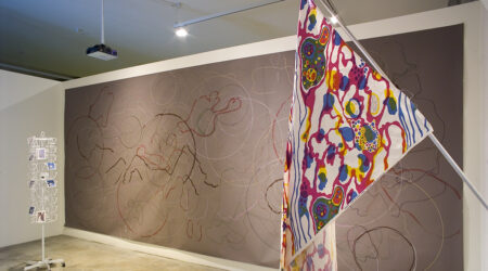 <em>Reena Spaulings</em>, installation view, Contemporary Art Museum St. Louis, September 12–28, 2008.