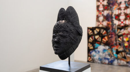 <em>Sanford Biggers</em>, installation view, Contemporary Art Museum St. Louis, September 7–December 30, 2018. Photo: Dusty Kessler.