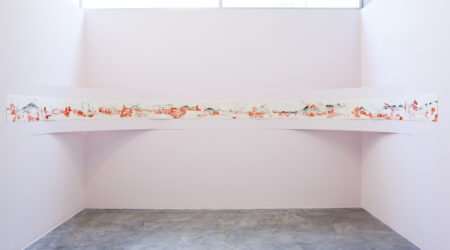 <em>Serena Perrone: Maintaining a Safe Distance and Living to Tell</em>, installation view, Contemporary Art Museum St. Louis, July 19–August 12, 2012. Photo: David Johnson.