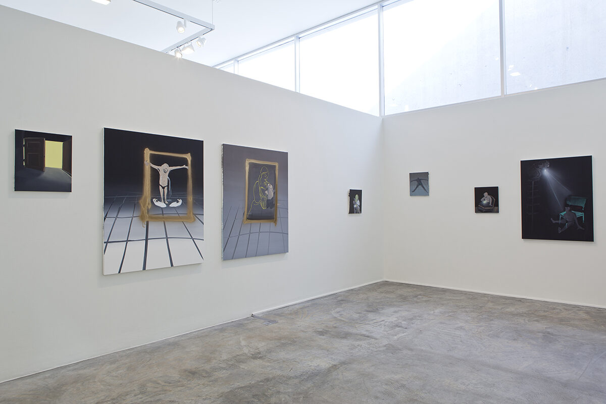 <em>Tala Madani: First Light</em>, installation view, Contemporary Art Museum St. Louis, January 15–April 3, 2016. Photo: David Johnson.