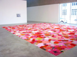 Installation view of Polly Apfelbaum: Crazy Love, Love Crazy