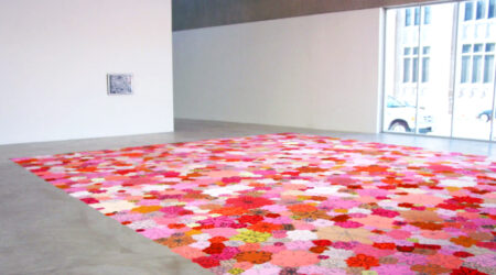 <em>Polly Apfelbaum: Crazy Love, Love Crazy</em>, installation view, Contemporary Art Museum St. Louis, January 23–March 28, 2004.