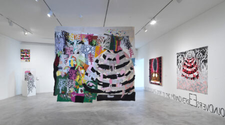 <em>Trenton Doyle Hancock: The Re-Evolving Door to the Moundverse</em>, installation view, Contemporary Art Museum St. Louis, January 19–April 22, 2018. Photo: Tom Van Eynde.
