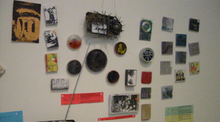 <em>Apop Records</em>, installation view, Contemporary Art Museum St. Louis, April 15–20, 2008.