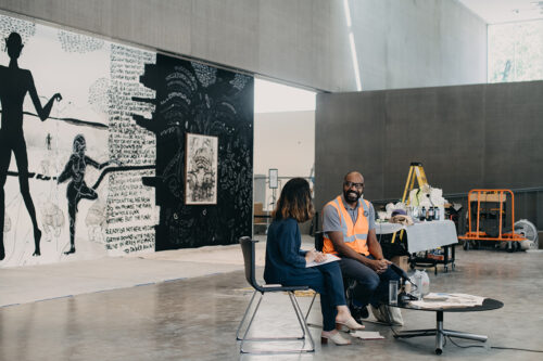 Work in Progress: William Downs. Photo: Virginia Harold.