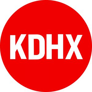 KDHX logo red circle
