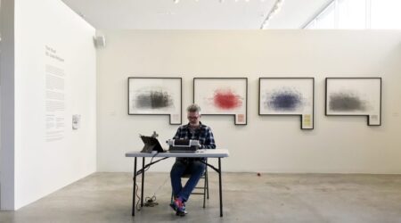 <em>Tim Youd: St. Louis Retyped</em>, installation view, Contemporary Art Museum St. Louis, January 19–April 22, 2018.