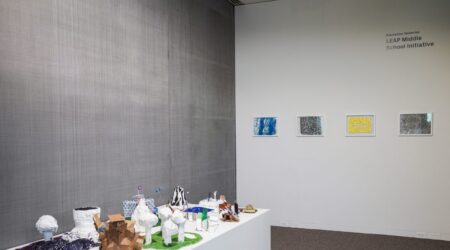 <em>LEAP Middle School Initiative: Lost Islands</em>, installation view, Contemporary Art Museum St. Louis, September 11, 2020–February 21, 2021. Photo: Dusty Kessler.