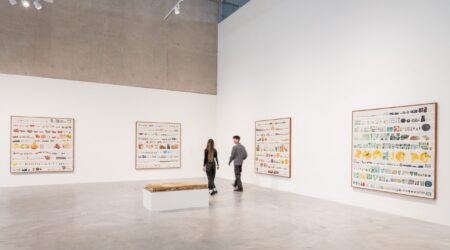 <em>Gala Porras-Kim: Correspondences towards the living object</em>, installation view, Contemporary Art Museum St. Louis, March 25–July 24, 2022. Photo: Dusty Kessler.