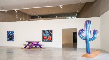 <em>Jon Young: The Other Side of Quicksand,</em> installation view, <em>Great Rivers Biennial 2022: Yowshien Kuo, Yvonne Osei, Jon Young,</em> Contemporary Art Museum St. Louis, September 9, 2022–February 12, 2023. Photo courtesy Dusty Kessler.