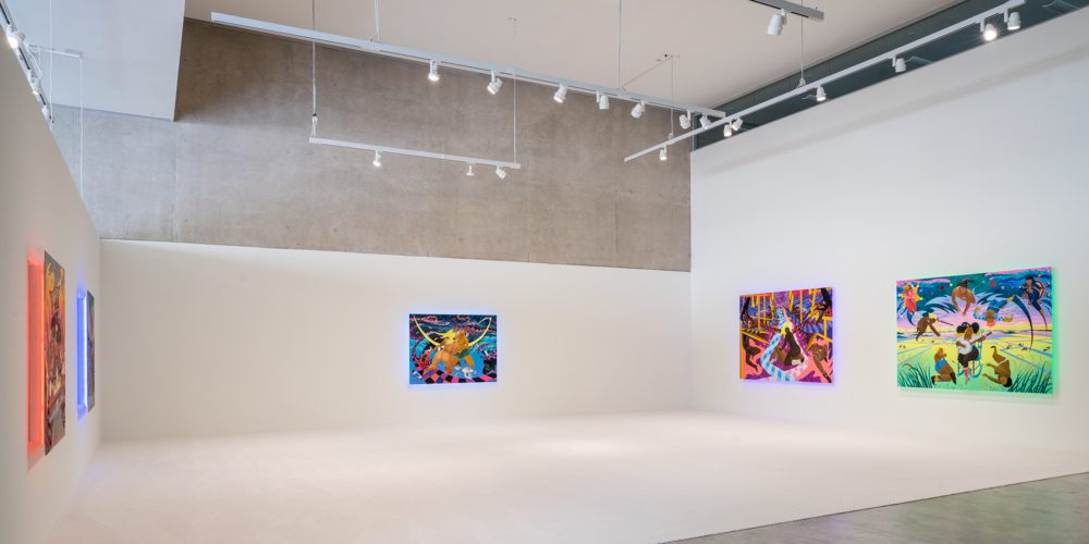 <em>Yowshien Kuo: Sufferingly Politely,</em> installation view, <em>Great Rivers Biennial 2022: Yowshien Kuo, Yvonne Osei, Jon Young,</em> Contemporary Art Museum St. Louis, September 9, 2022–February 12, 2023. Photo courtesy Dusty Kessler.