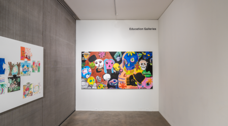 <em>LEAP Middle School Initiative and New Art in the Neighborhood: New Perspectives,</em> installation view, Contemporary Art Museum St. Louis, September 9, 2022–February 12, 2023. Photo courtesy Dusty Kessler.