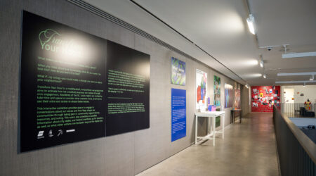 <em>Transform Your Hood</em>, installation view, Contemporary Art Museum St. Louis, March 8–August 11, 2024. Photo: Dusty Kessler.