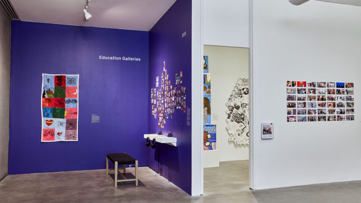 <i>We Find Ourselves: 30 Years of Teens Making Art</i>, installation view, Contemporary Art Museum St. Louis, September 5, 2025–February 8, 2026. Photo: Izaiah Johnson. 