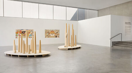 <i>Andrea Carlson: Endless Sunshine</i>, installation view, Contemporary Art Museum St. Louis, March 6–August 9, 2026. Photo: Izaiah Johnson. 