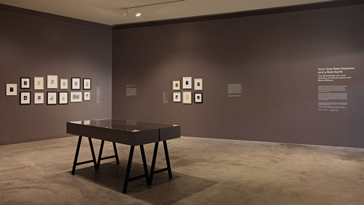 <i>And I Saw New Heavens and a New Earth: The Partnership, Art, and Activism of Claude Cahun and Marcel Moore</i>, installation view, Contemporary Art Museum St. Louis, March 6–August 9, 2026. Photo: Izaiah Johnson. 