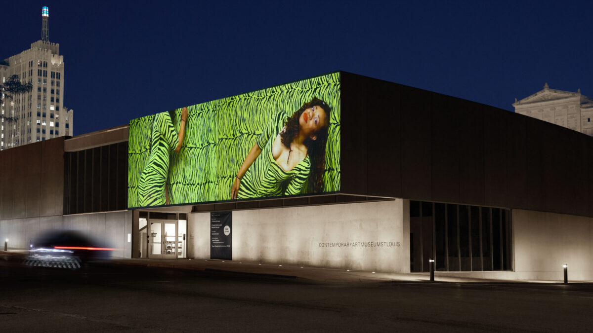 <i>Ayana Evans: Teaser</i>, installation view, Contemporary Art Museum St. Louis, March 6–August 9, 2026. Photo: Izaiah Johnson. 