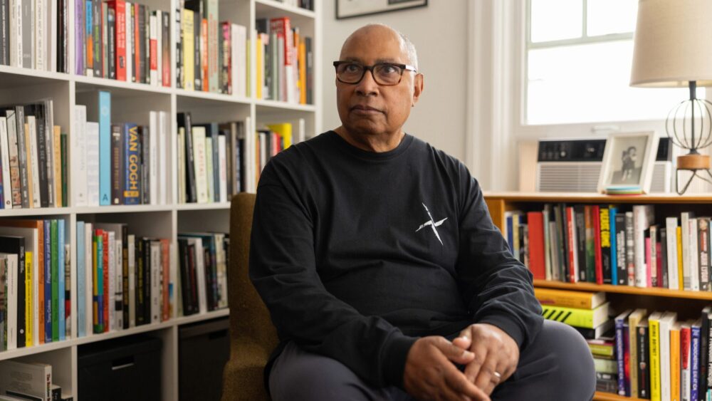 Portrait of Tony Cokes. © John D. and Catherine T. MacArthur Foundation. Photo courtesy the artist and the MacArthur Foundation.
