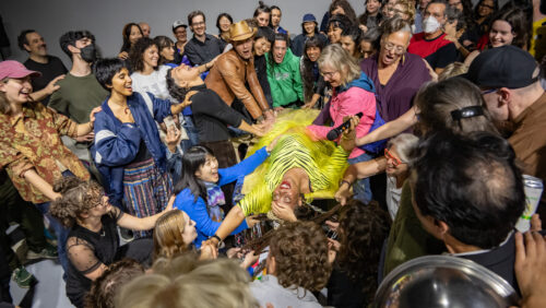 Ayana Evans at VIVA! Art Action, Montreal. Performance still. Photo: Paul Litherland. 